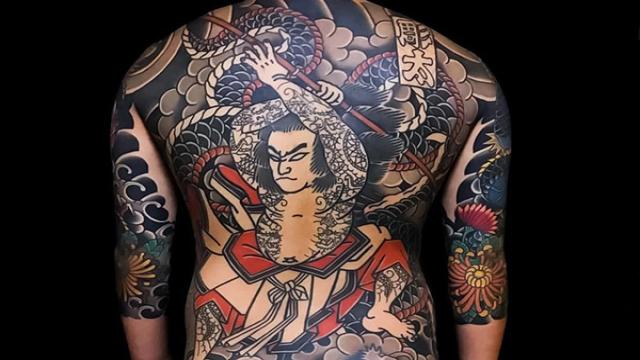 Yakuza tattoo nghệ thuật